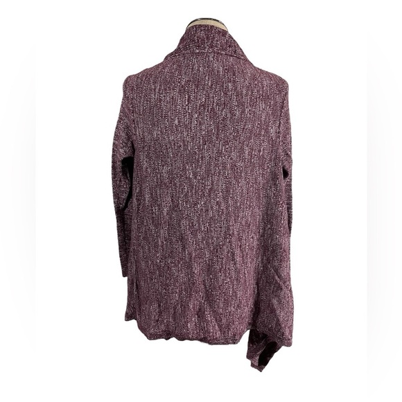 Lucky Brand Women's Marled Drapey Wrap Sweater Cardigan Size Large - Picture 2 of 7